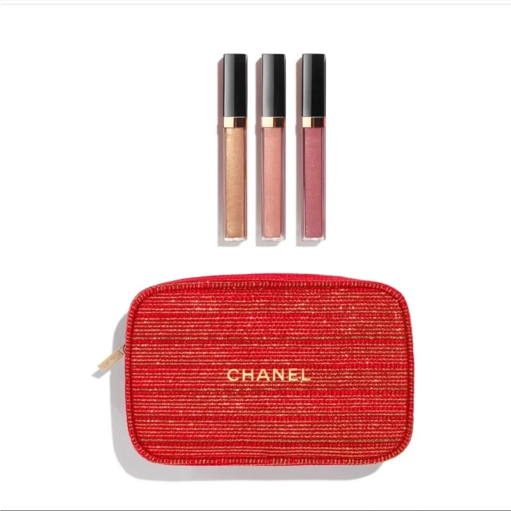 CHANEL Gift Set SHEER GENIUS Lipgloss Trio - Picture 1 of 10